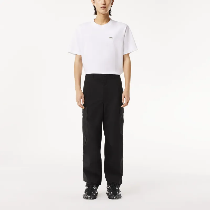 LACOSTE Casual Pants Men's Black-2