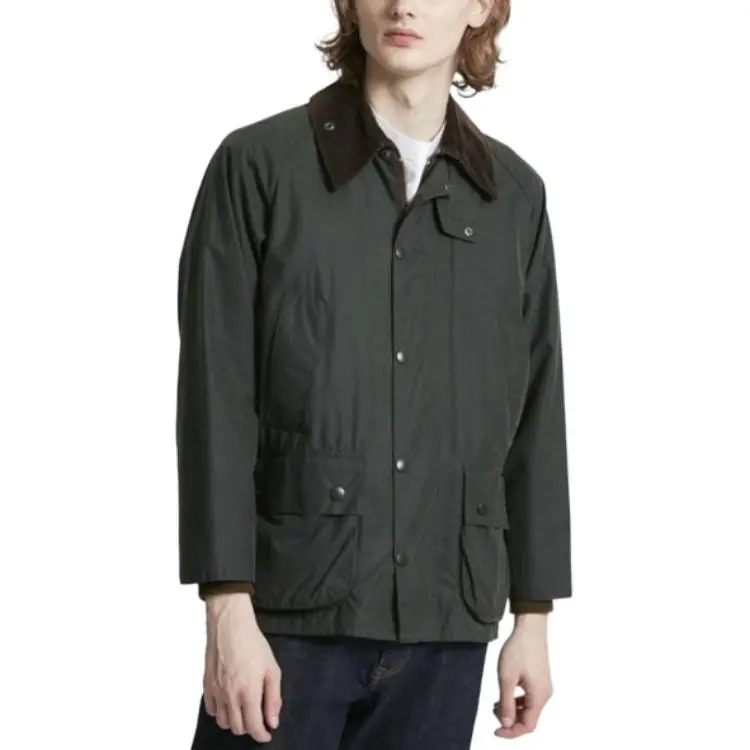BARBOUR Bedale Waxed Jacket-4