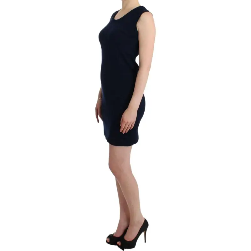 JOHN GALLIANO Sleeveless Dress Women's Blue-2