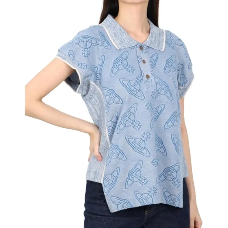 Vivienne Westwood Orb Logo-print Organic Cotton Polo Shirt-3