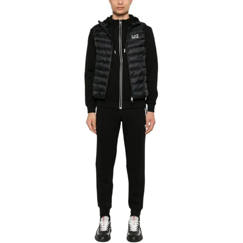 EMPORIO ARMANI Logo Printed Quilted Padded Gilet-1