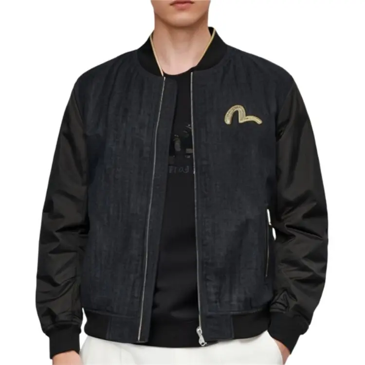 EVISU Jackets Men Denim Blue/Black-4