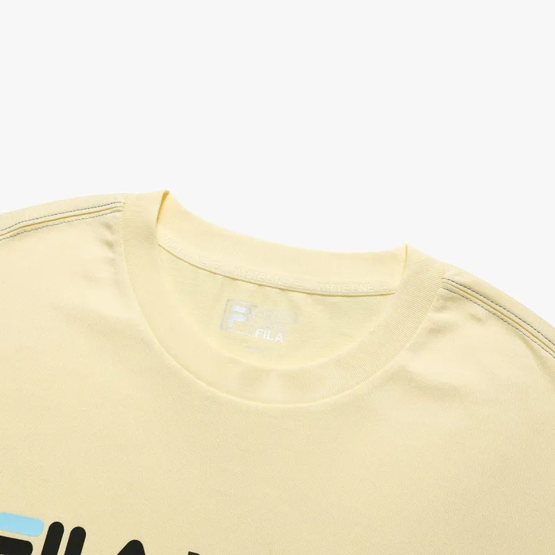 FILA T Shirt Men's Soothing Yellow-2