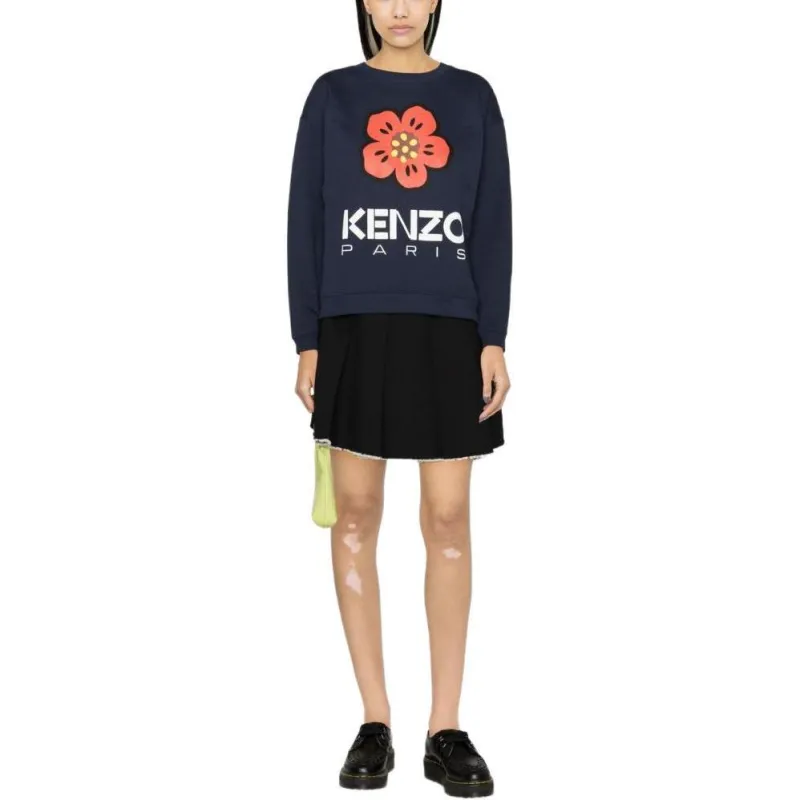 KENZO Logo Printed Crewneck Sweatshirt-3