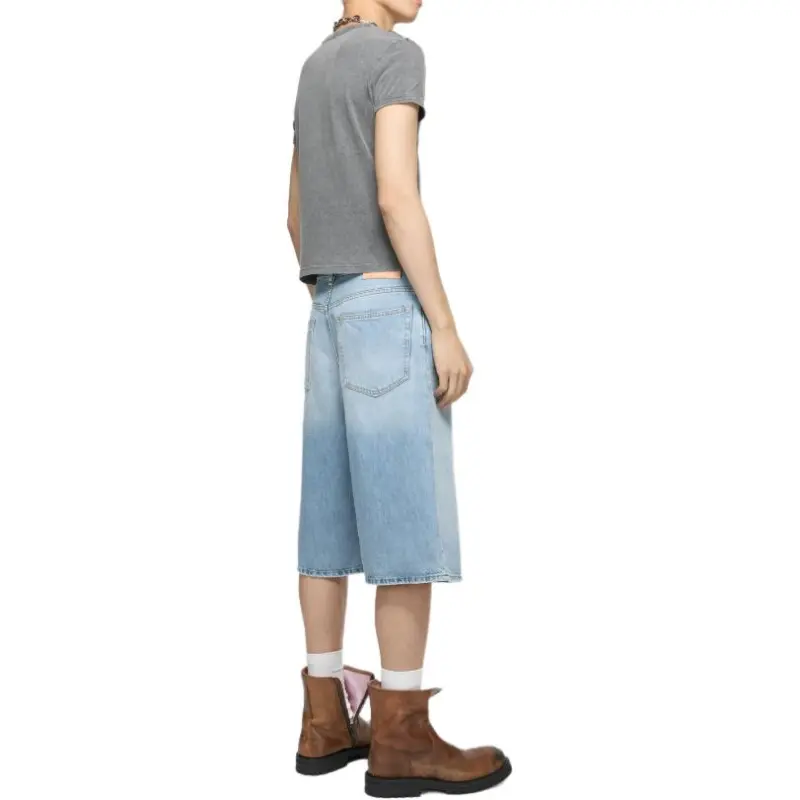 Acne Studios Straight leg Denim Shorts-4
