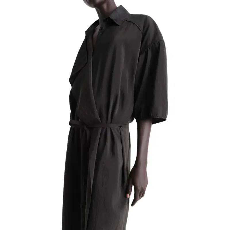 Lemaire Asymmetric Maxi Dress-3