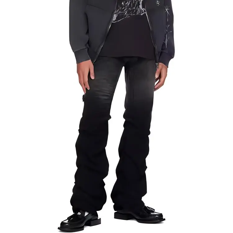 WE11DONE Jeans Men Black-4