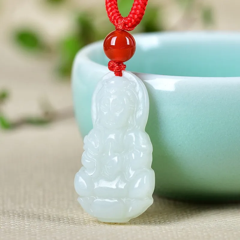TAMINA Pendants White Jade Men's-2