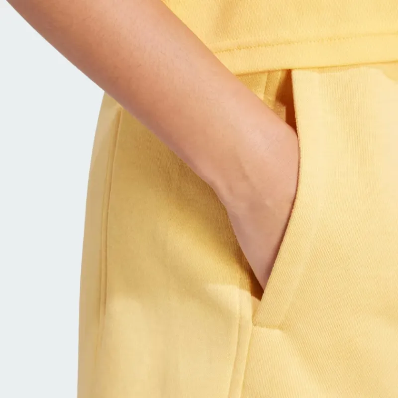 Adidas All Szn Fleece Shorts Casual Shorts Women's Yellow-4