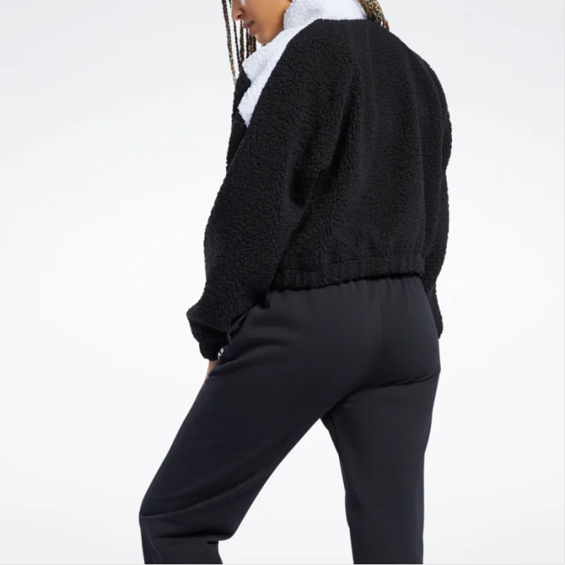Reebok CLASSICS PF SHERPA Jackets Coats Women's Black-3