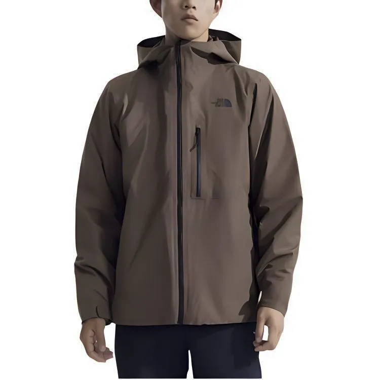 THE NORTH FACE City Outdoor Collection Waterproof And Windproof To Keep Warm Windbreaker Jacket Men's Smoky Brown-3