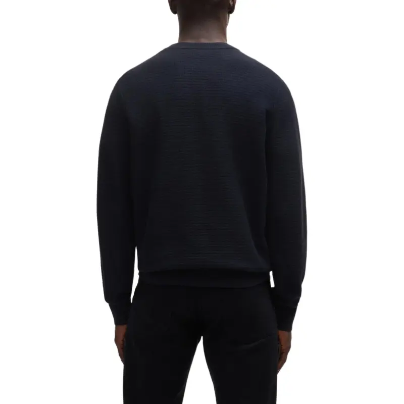 HUGO BOSS FW24 Knitwear Men's Navy Blue-3