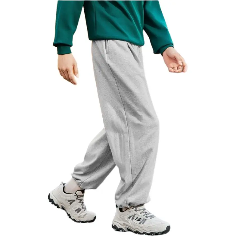 Skechers Knitted Sweatpants Women's Pattern Gray-3