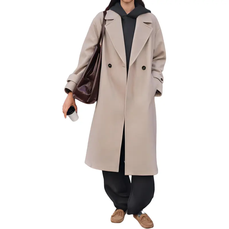 ZARA Coats Women's Beige-2