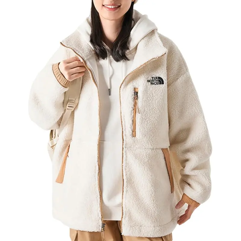 THE NORTH FACE Nuptse Velvet Jackets Women's White-1