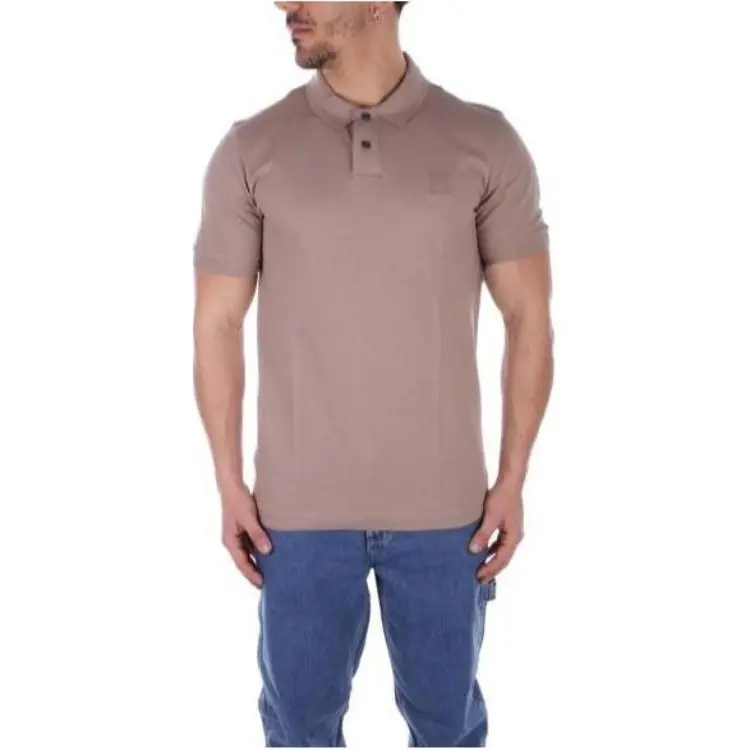 HUGO BOSS Logo Patch Short Sleeved Polo Shirt-4