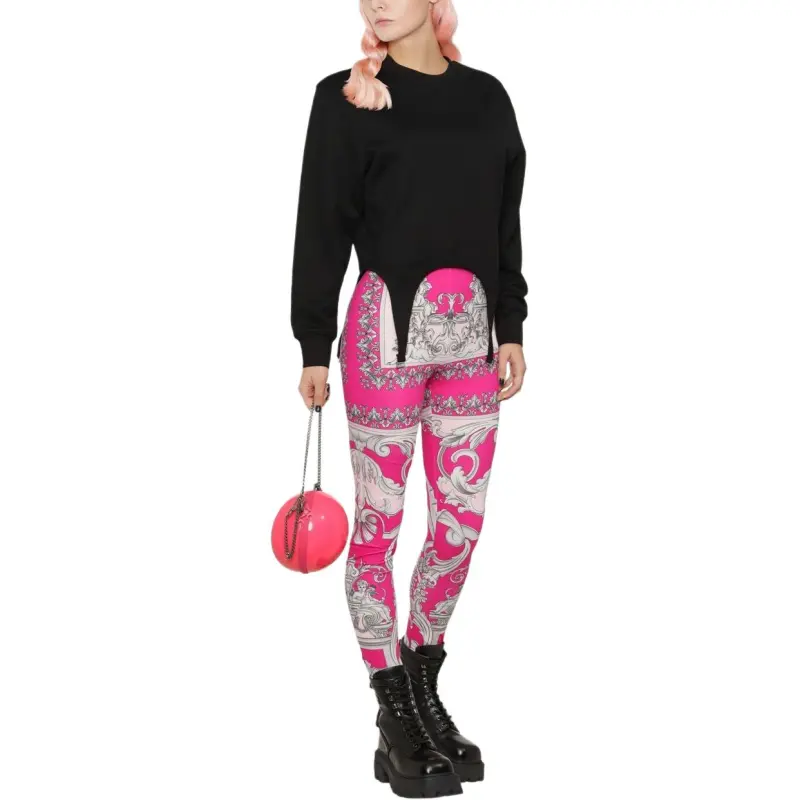 VERSACE Leggings Women's Red-2