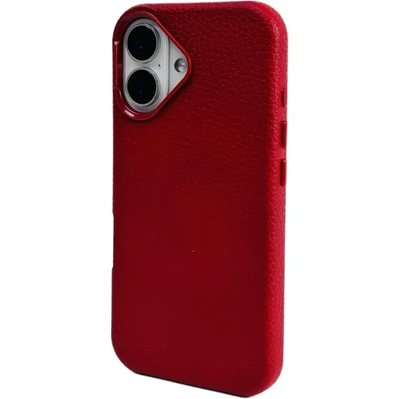 Wei Xin Leather Material Solid Color Litchi Grain Phone Cases Compatible With IPhone 16/15 Pro Max/Apple 13/14 Pro/Max-14