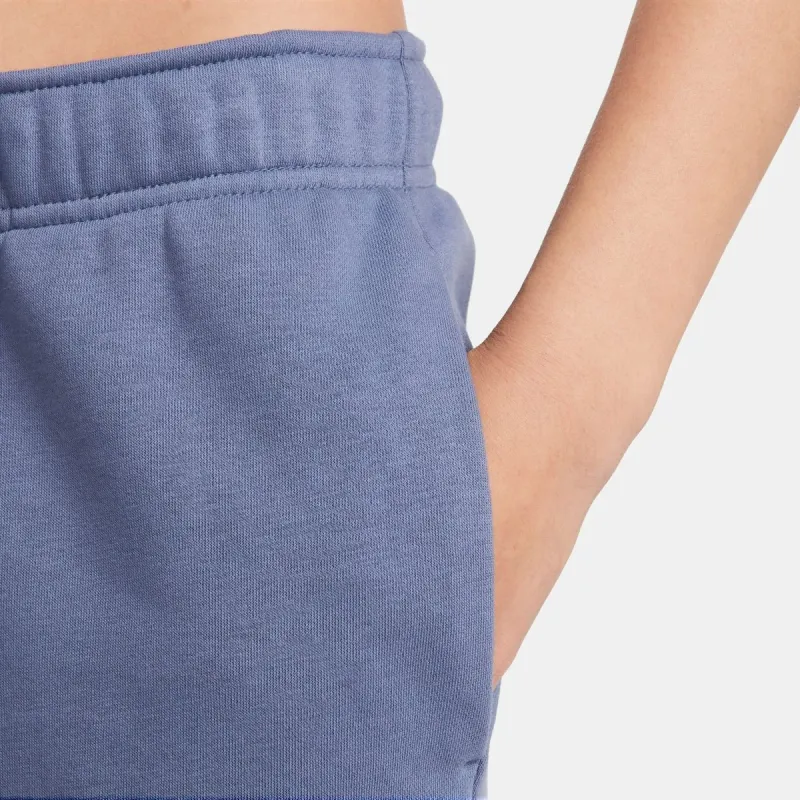 Nike Sportswear Club Fleece Knitted Sports Pants Women's Blue-3