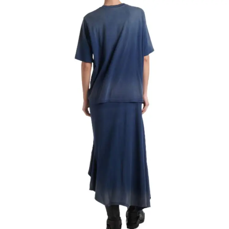 Acne Studios Short Sleeved Dress Women's Blue-3
