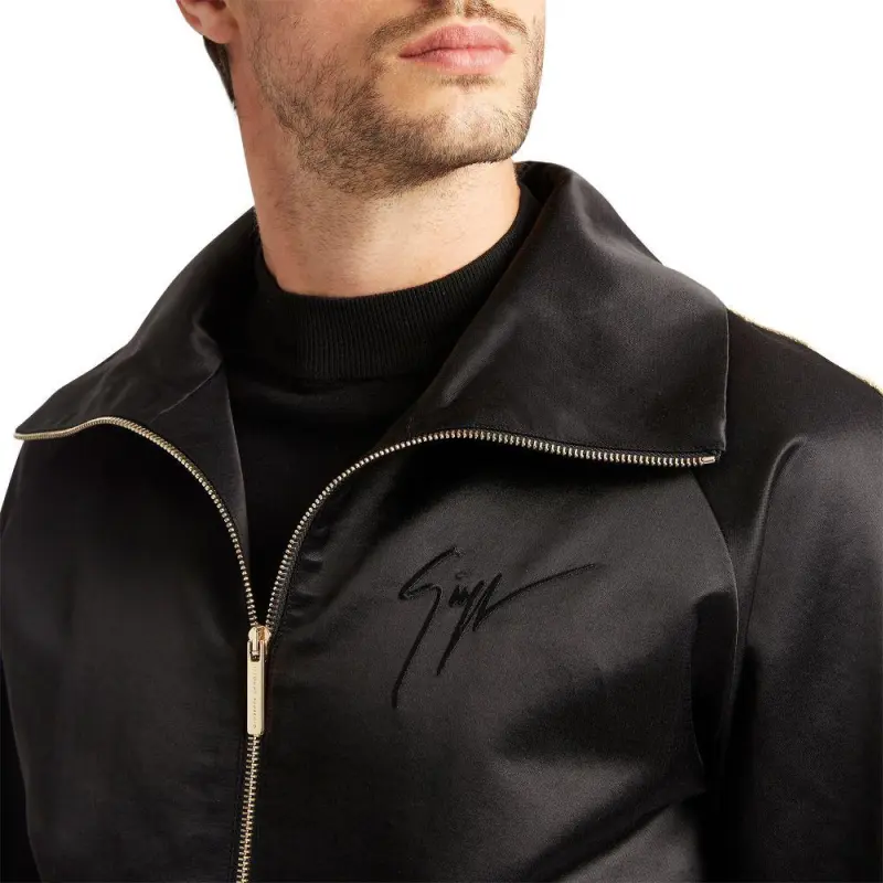 Giuseppe Zanotti Ronan Zip front Bomber Jacket-5