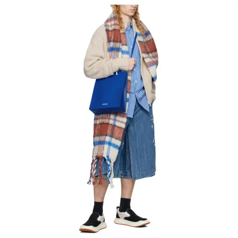 ADER ERROR Wool Knit Scarves Men's Beige-4