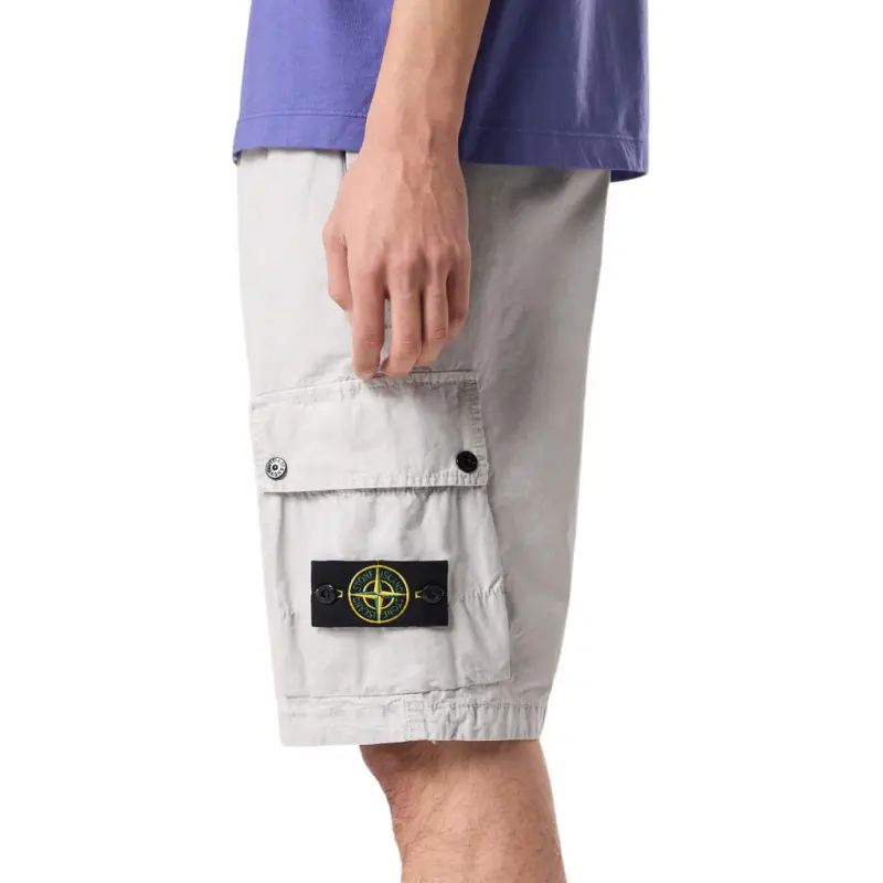 STONE ISLAND Compass Patch Bermuda Shorts-4
