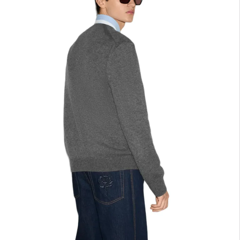 GUCCI Sweaters Men Gray-3