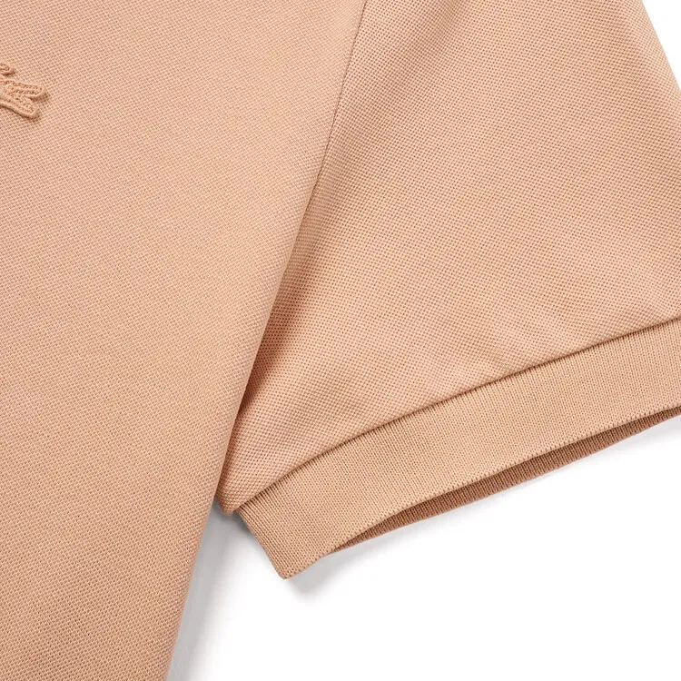 LACOSTE SS25 Polo Shirt Men's Light Brown-2