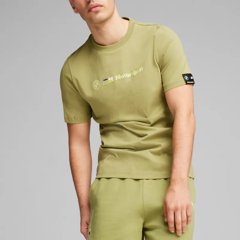 PUMA BMW M Motorsport SS24 T-Shirt Men's Green-4