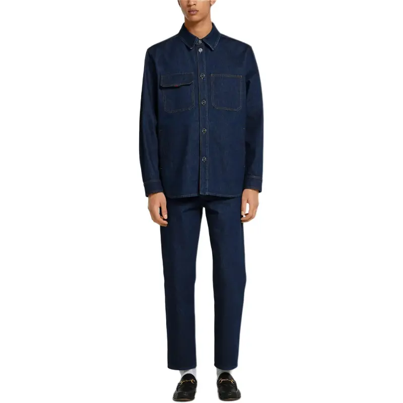 GUCCI Lido FW25 Shirt Men's Dark Blue-2