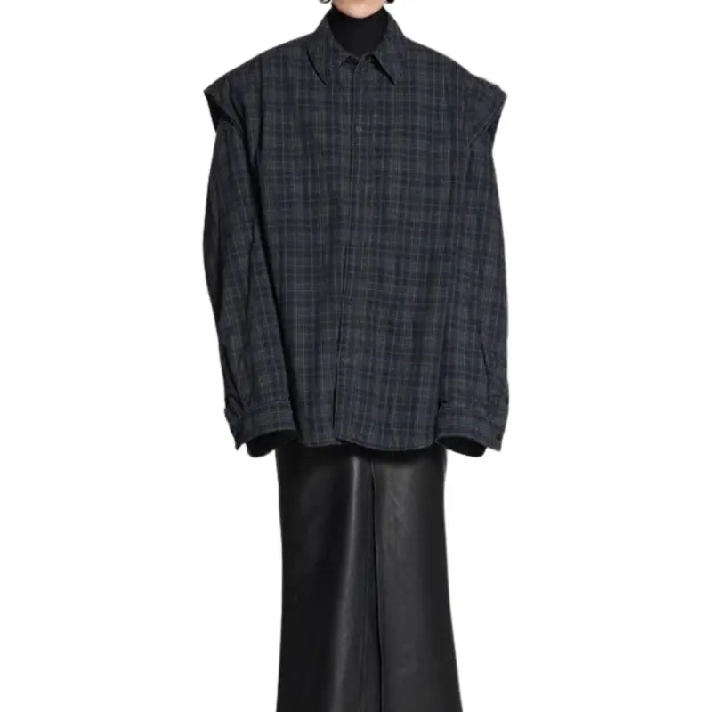 Balenciaga Detachable Sleeves Large Fit Shirt-2