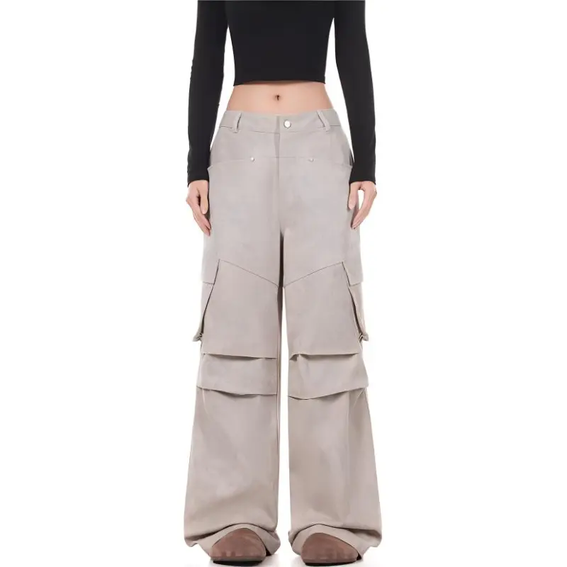 FDR Cargo Pants Unisex Marble Apricot-3