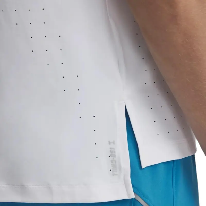 Under Armour Launch EliteIso Chill Tank Top Men's White-4