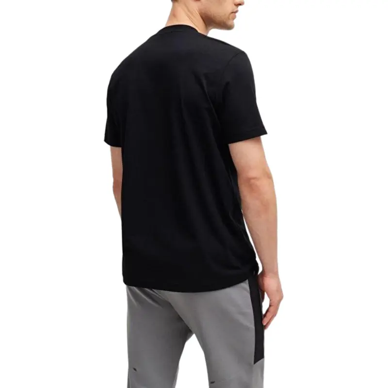 HUGO BOSS Logo Embossed Crewneck T Shirt-3