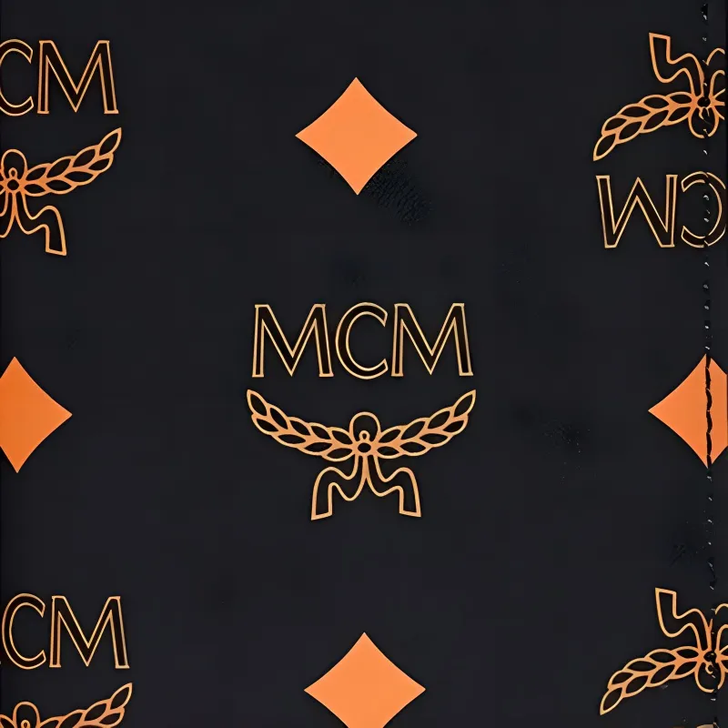 MCM Coated Canvas Coin Purse Money Clip Card Holder Mini Men's Black-3