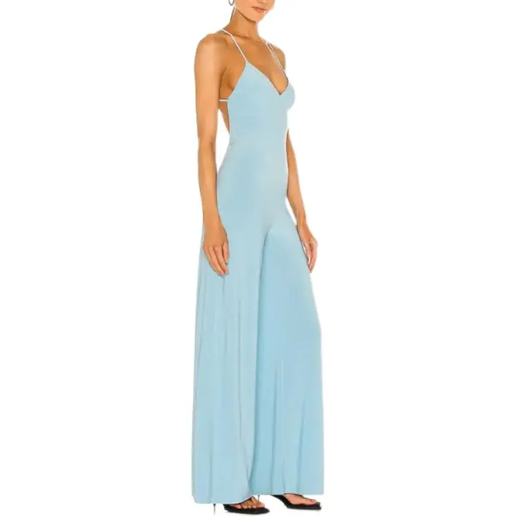 NORMA KAMALI Jumpsuit Women's Blue-2