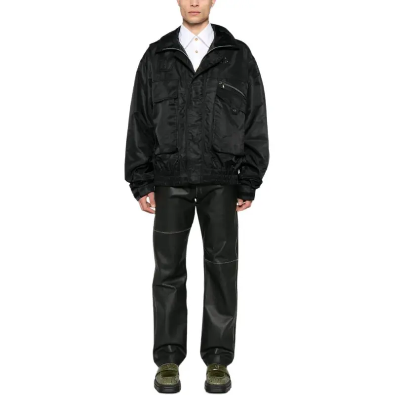 Vivienne Westwood Orb Plaque High Neck Jacket-2