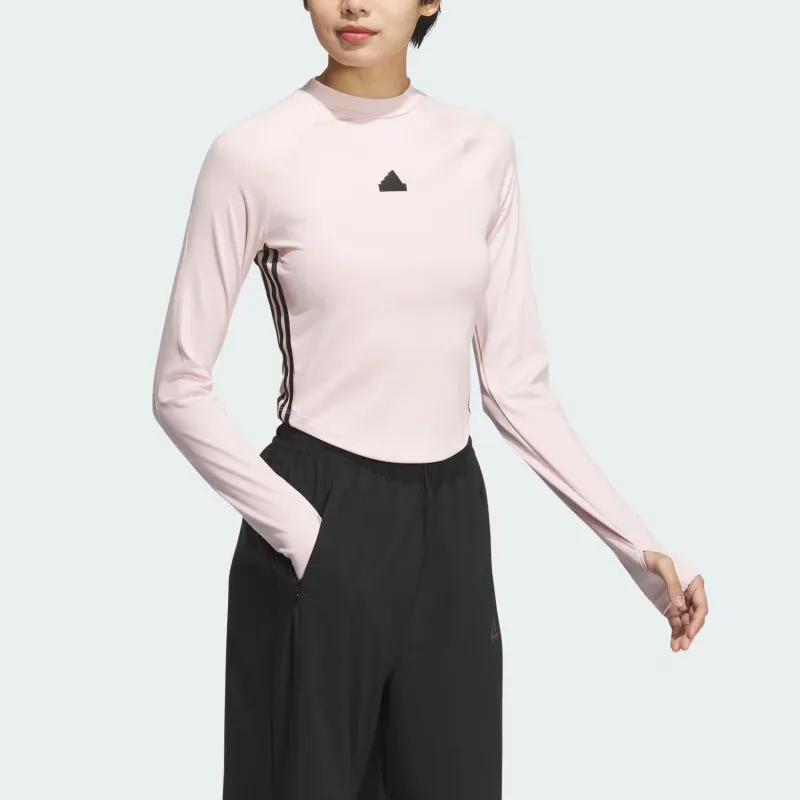 Adidas DanceAEROREADY FW24 T Shirt Women's Pink-2