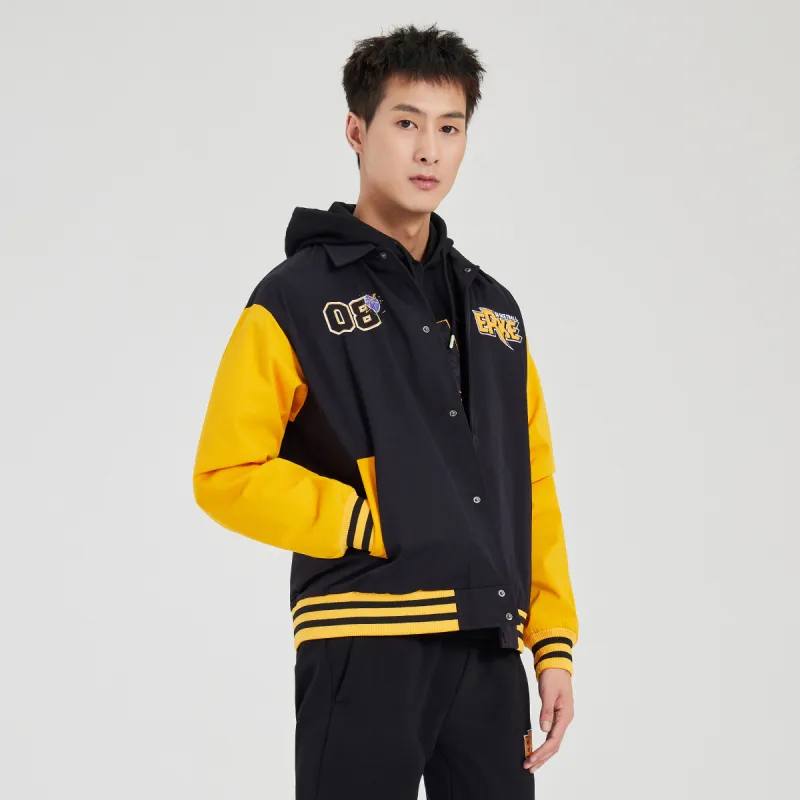 Erke Jacket Men's Jet Black/Cadmium Yellow-4