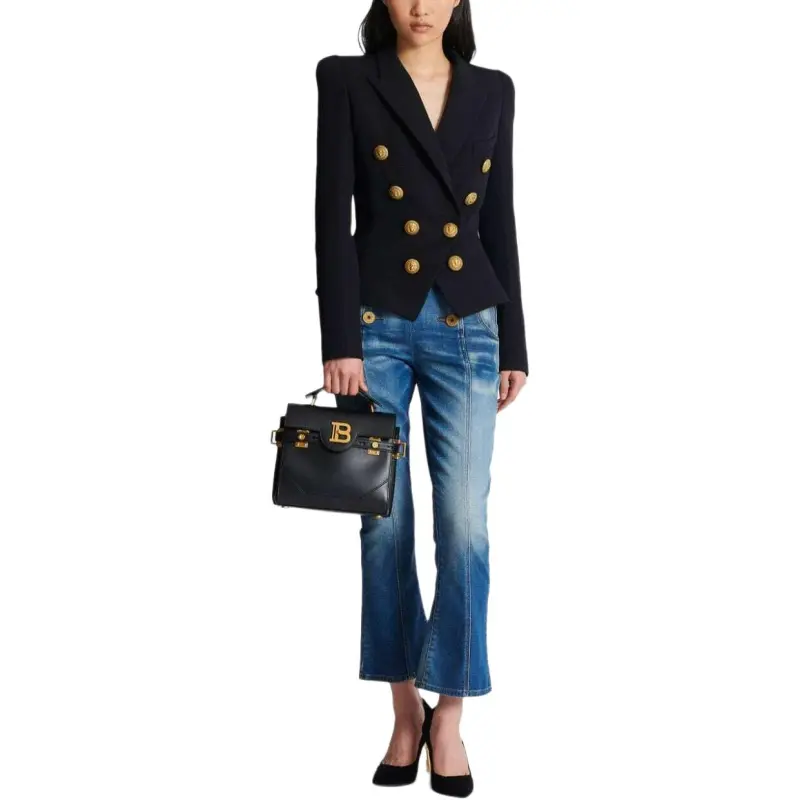 BALMAIN Double-Breasted Tailored Blazer-2