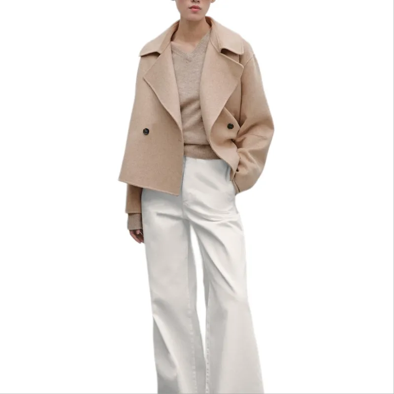 Massimo Dutti Jackets Coats Women's Brown-3