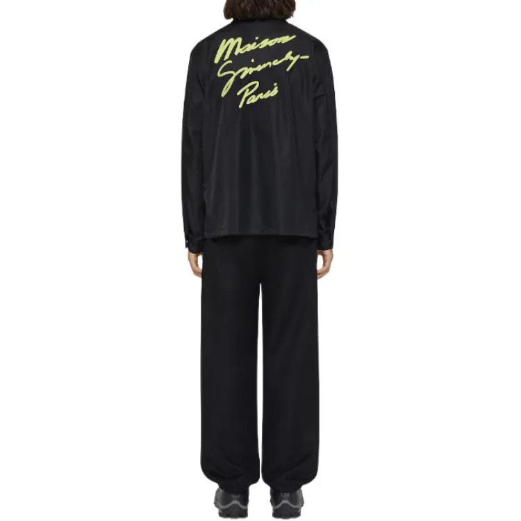 Givenchy Logo Embroidered Button Up Jacket-2