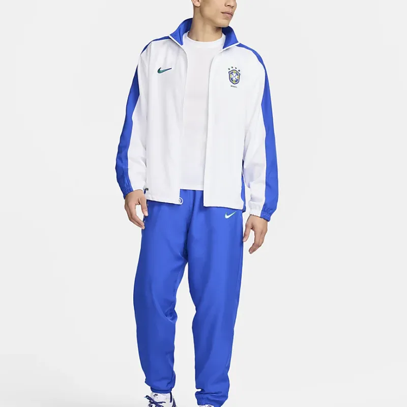 Nike Brazil 1998 Reissue Men's Nike Soccer Replica Track Jacket-2