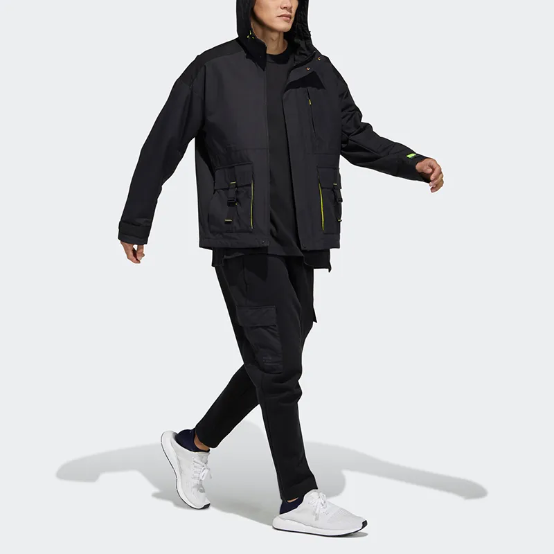 Adidas Jackets Men Black-4