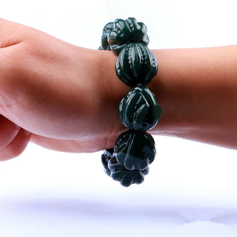 Gifts Hetian Jade Bracelets Green Jade Unisex-4