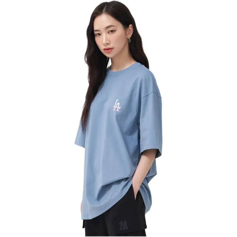 MLB Los Angeles Dodgers SS25 T Shirt Unisex Light Indigo-4