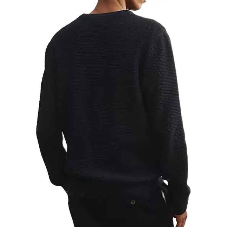 H&M Sweaters Men Marine Blue-2