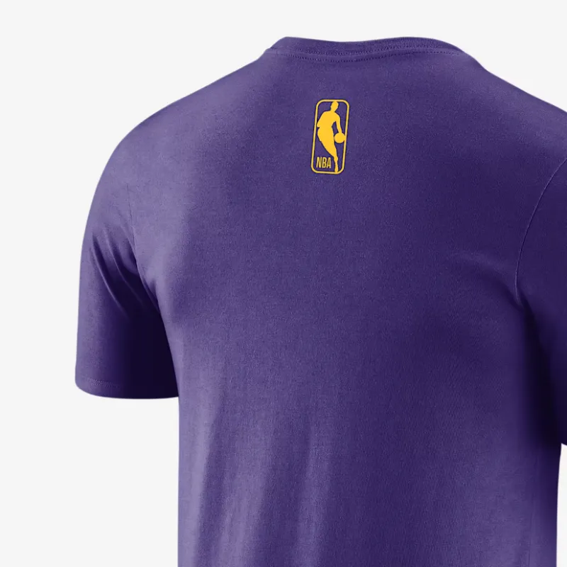 Nike x NBA Los Angeles Lakers T Shirt Men's Purple-2