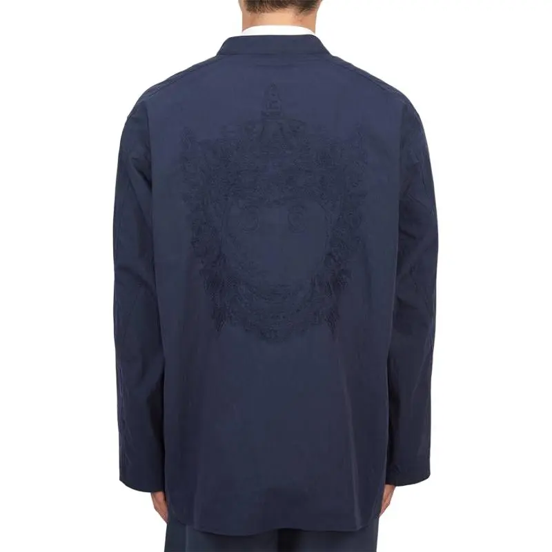Malbon Golf Jackets Coats Men's Indigo-4